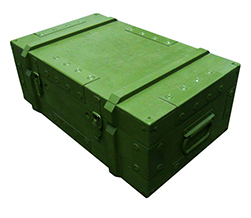 Ящик военный крашенный с обкладками и уголками